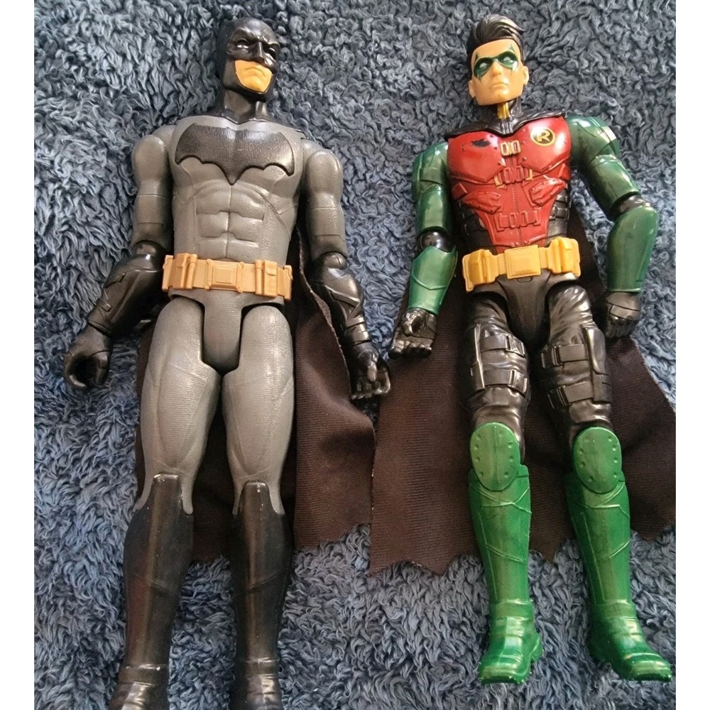 DC Comics 12" action figures‎ BATMAN & ROBIN set 2018 Missions True Moves - Picture 2 of 7